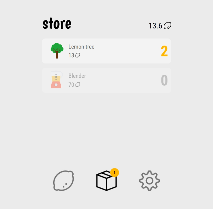 Menualueen Store-kuvakkeen päällä näkyy ostettavissa olevien tuotteiden lukumäärä